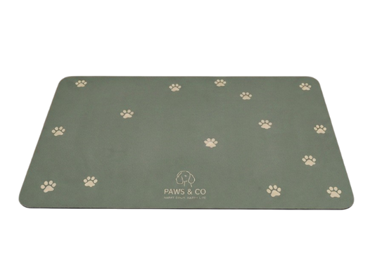 Set de table pour chien anti-dérapant personnalisé