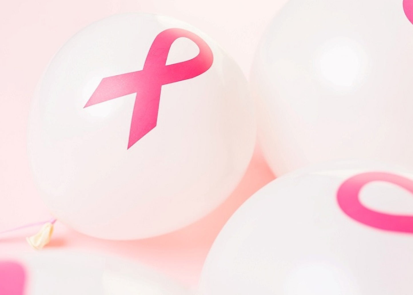 Pack ballons ruban octobre rose