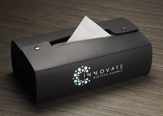 Boîte à mouchoirs en simili cuir végan PJ5701