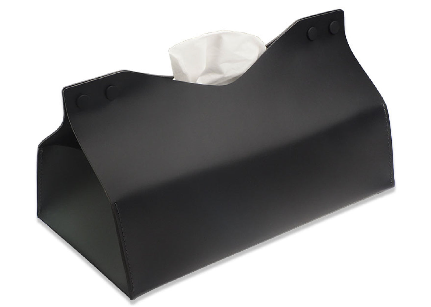 Boîte à mouchoirs en cuir recyclé PJ9401