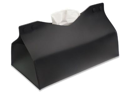 Boîte à mouchoirs en cuir recyclé PJ9401