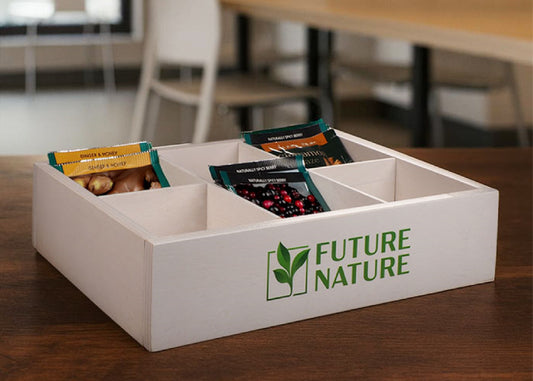 Plateau de courtoisie en bois PJ012101