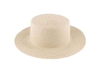 Chapeau canotier en papier personnalisé