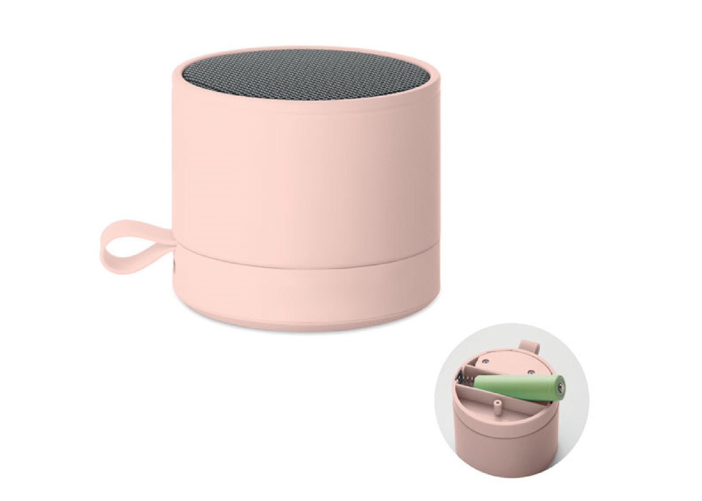 Enceinte sans fil en métal et en caoutchouc personnalisé