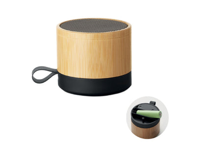 Enceinte sans fil en bambou et en ABS personnalisé