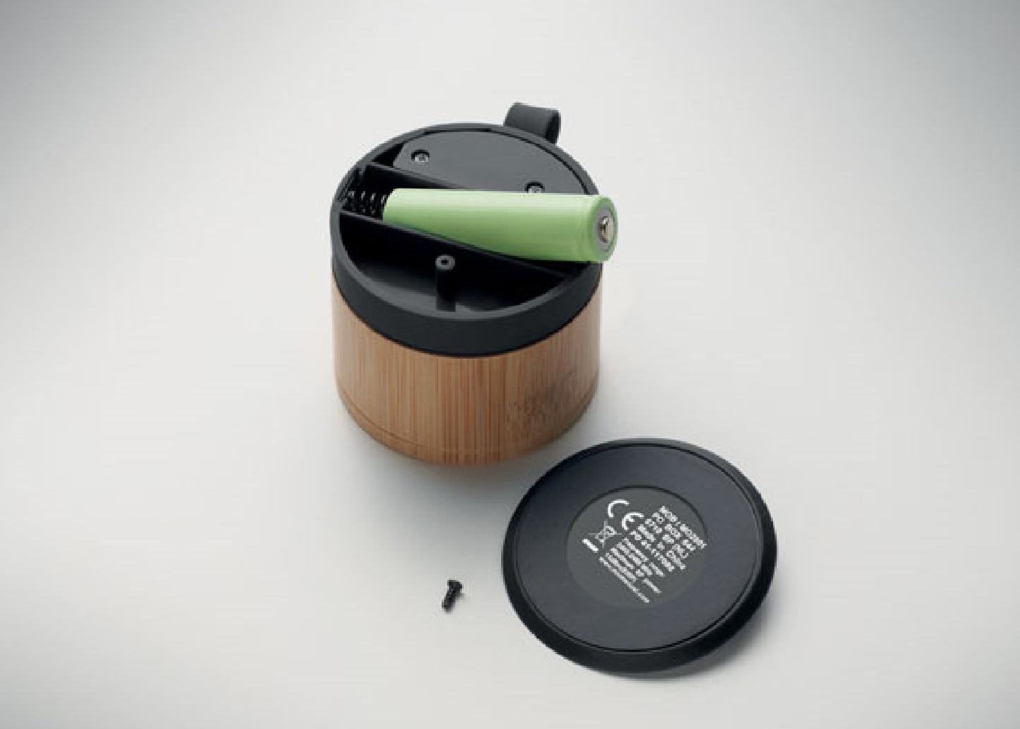 Enceinte sans fil en bambou et en ABS personnalisé