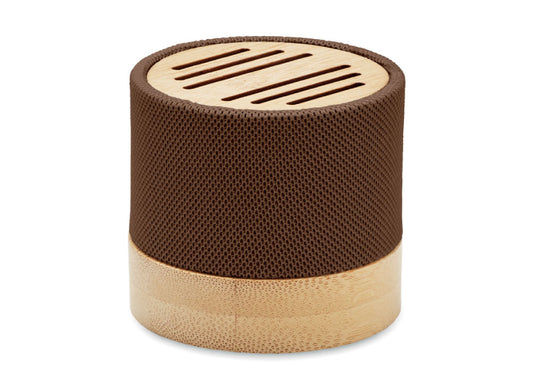 Enceinte sans fil en RPET et bambou personnalisé