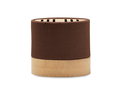Enceinte sans fil en RPET et bambou personnalisé