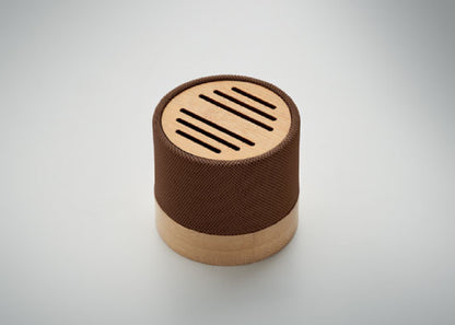 Enceinte sans fil en RPET et bambou personnalisé