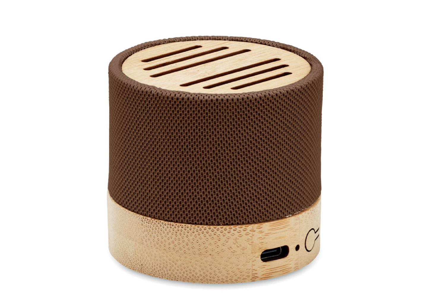 Enceinte sans fil en RPET et bambou personnalisé
