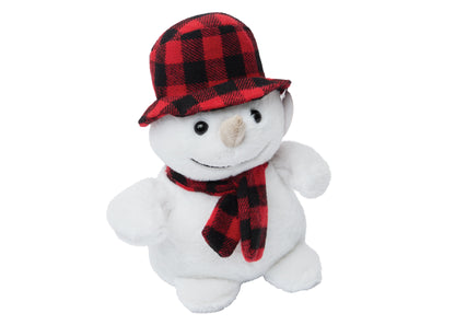 Peluche bonhomme de neige 19cm