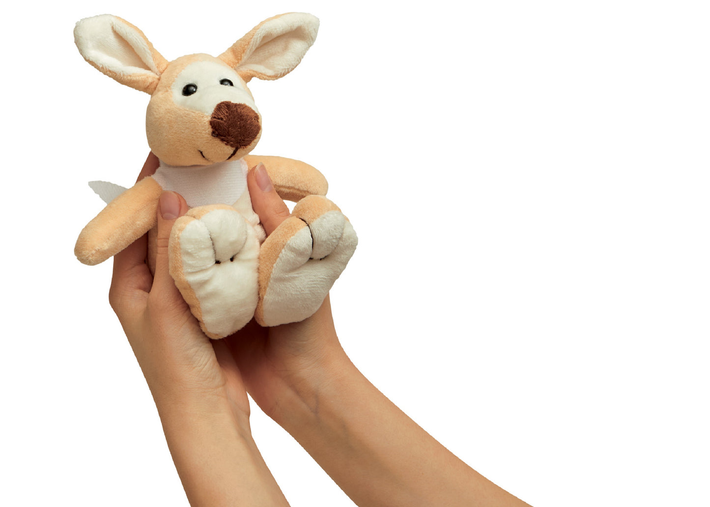 Peluche kangourou 18cm personnalisé