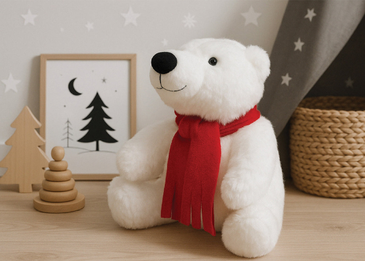 Peluche ours polaire 22cm personnalisé