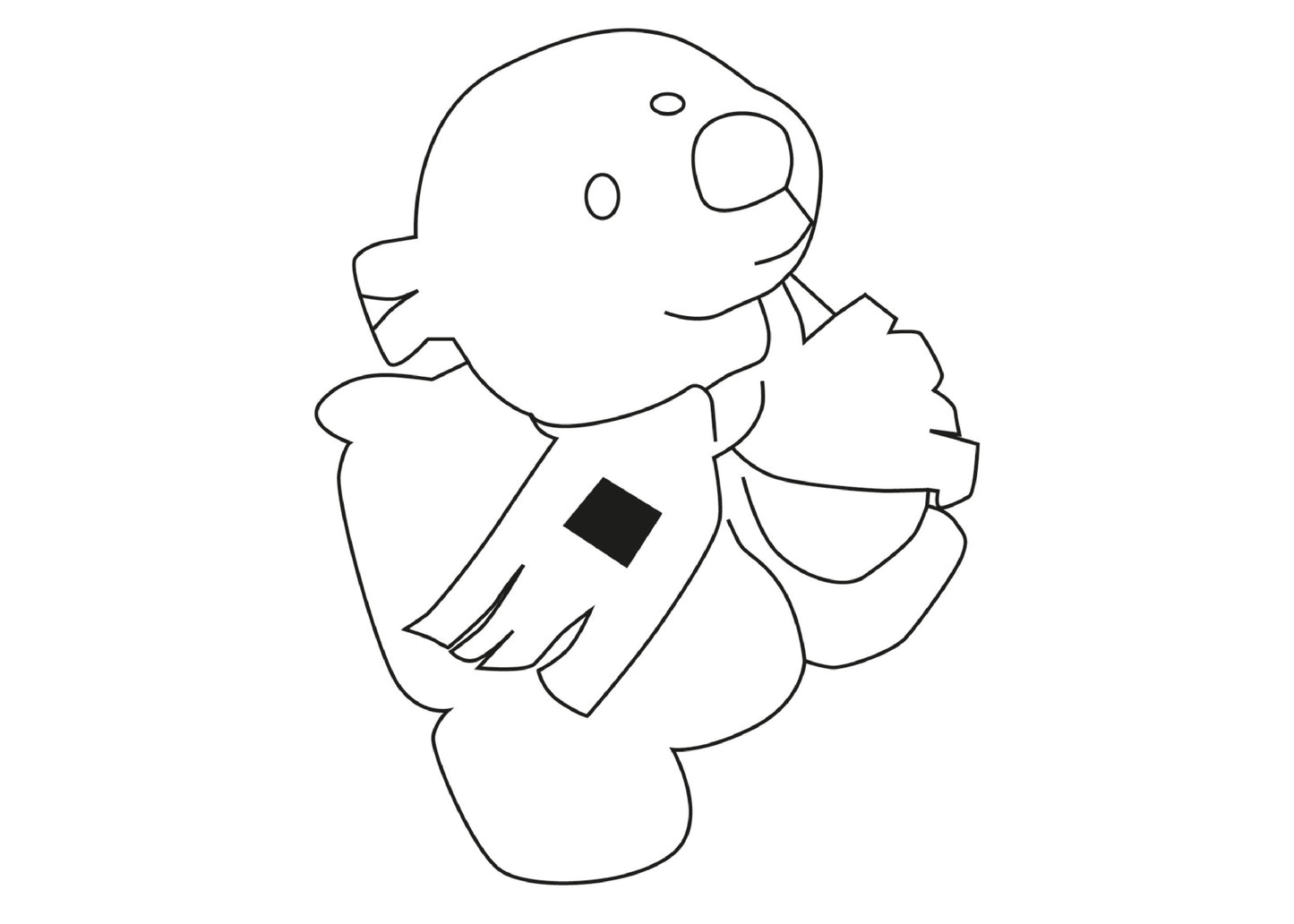 Peluche ours polaire 22cm personnalisé