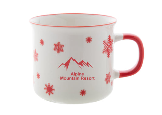 Mug vintage Noël 320 ml personnalisé