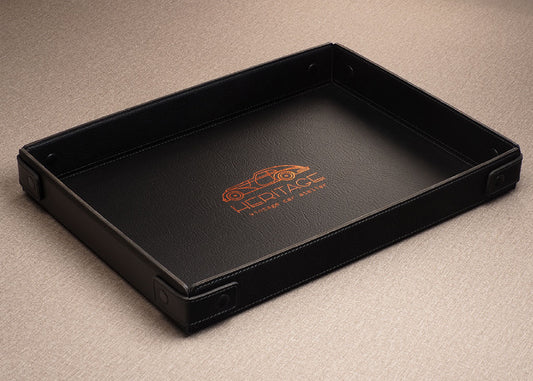 Plateau d'accueil en cuir recyclé PJ531801