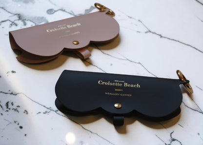 Protection lunettes en cuir recyclé