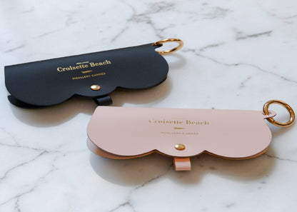 Protection lunettes en cuir recyclé