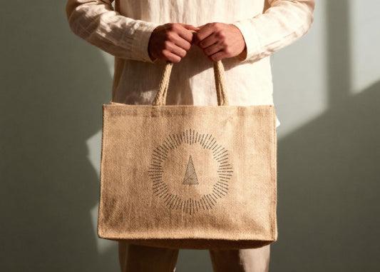 Sac en toile de jute personnalisé