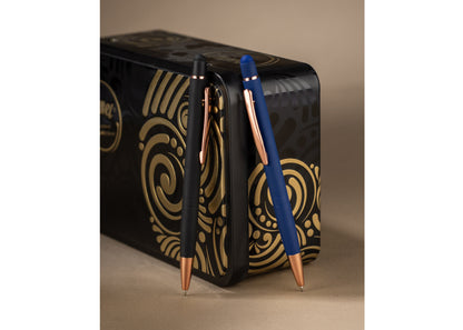 Stylo à bille en métal finition soft touch personnalisé