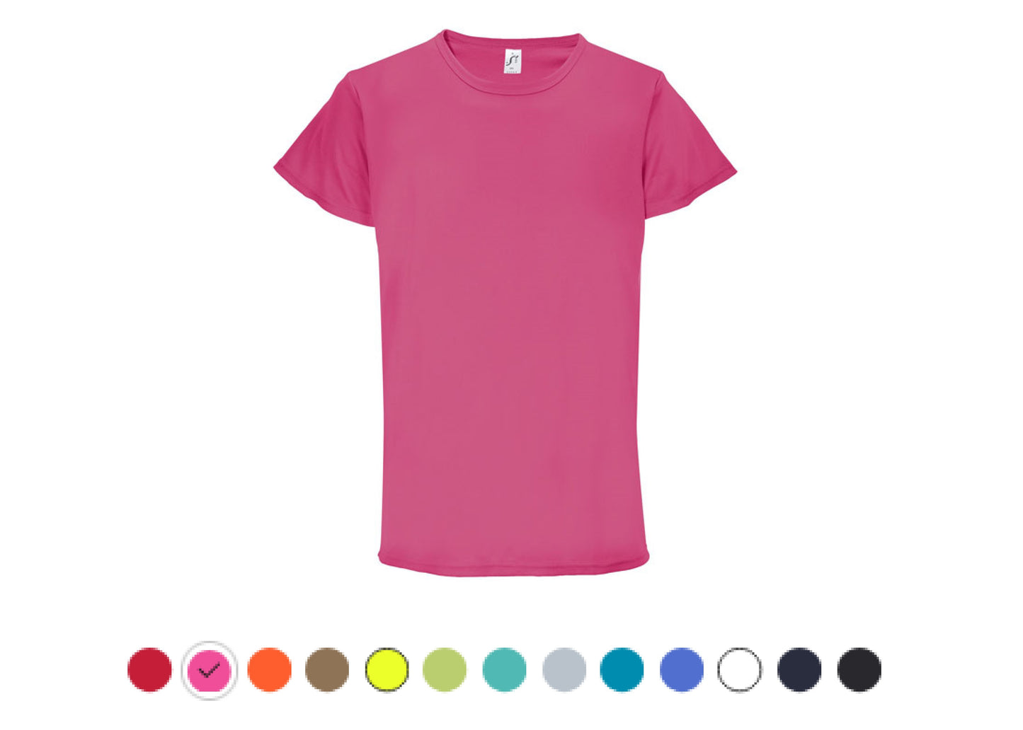T shirt de sport unisexe personnalisé
