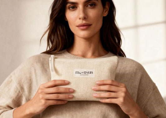 Trousse de toilette en coton personnalisé