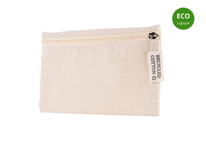 Trousse en coton recyclé personnalisé