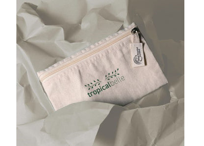 Trousse en coton recyclé personnalisé