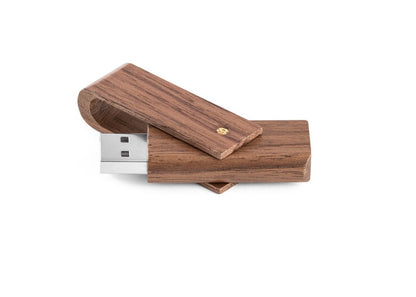 Clé USB rotative Personnalisée en Bambou