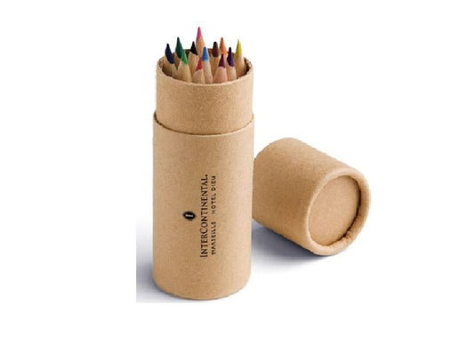 Tube de 12 crayons de couleur