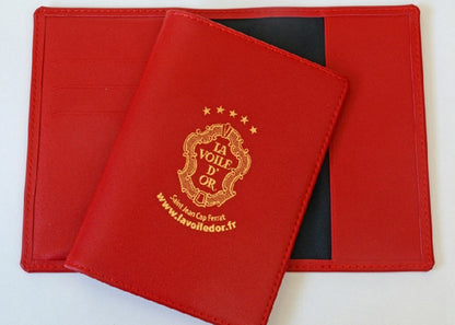 Porte passeport en cuir ou simili personnalisé